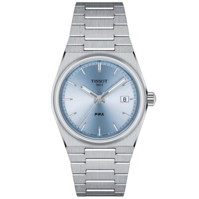 Tissot Prx 35Mm Unisex Light Blue Watch - T1372101135100